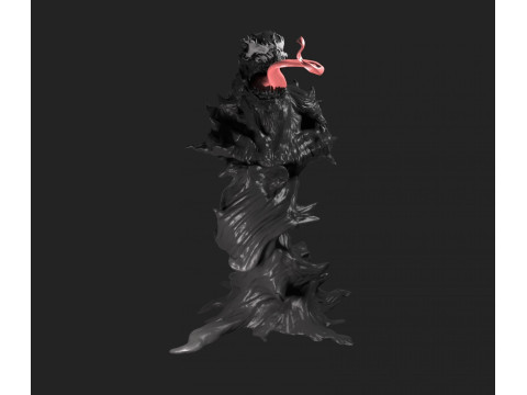 Symbiote Statue 3D 打印模型