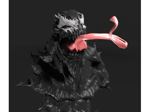 Symbiote Statue 3D 打印模型