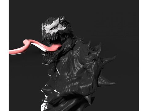 Symbiote Statue 3D 打印模型