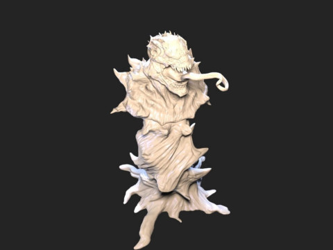 Symbiote Statue 3D 打印模型
