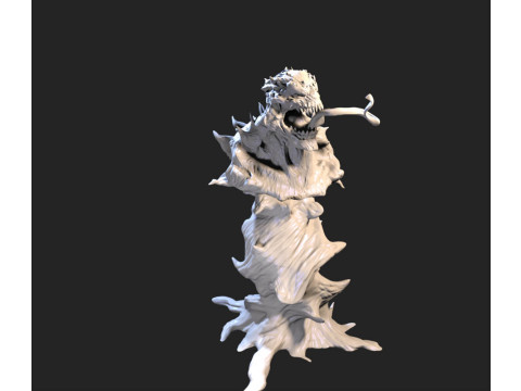 Symbiote Statue 3D 打印模型