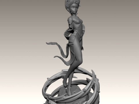 Tatsumaki - One Punch Man 3D Принт Модель
