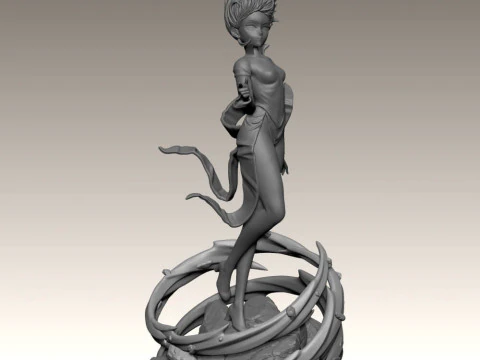 Tatsumaki - One Punch Man 3D Print Model