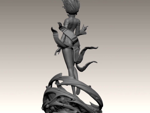 Tatsumaki - One Punch Man 3D Принт Модель