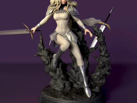 테레사 - 클레이모어 3D 프린트 모델