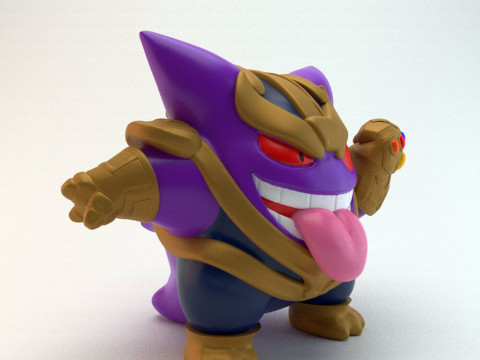 Thangar Thanos Gengar 3D Принт Модель