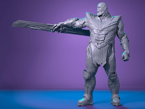 Thanos Endgame 3D 打印模型