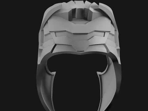 サノスのヘルメット 3Dプリントモデル