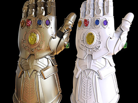 Thanos Infinity Gauntlet 3D प्रिंट मॉडल
