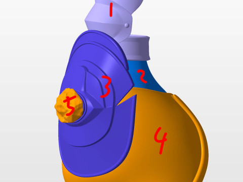 Thanos Infinity Gauntlet 3D-printmodel