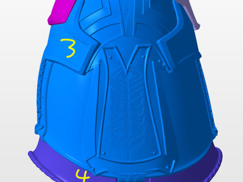 Thanos Infinity Gauntlet 3D-printmodel