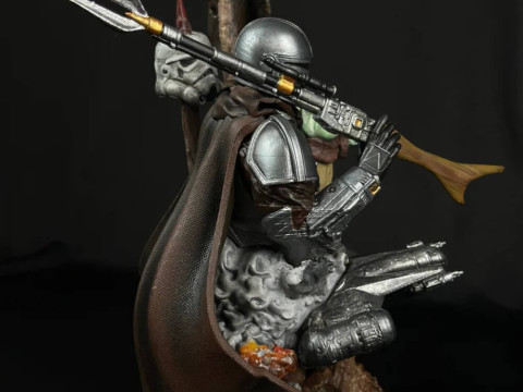 The Mandalorian and Grogu 3D प्रिंट मॉडल