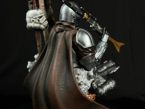 The Mandalorian and Grogu 3D प्रिंट मॉडल