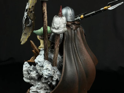 The Mandalorian and Grogu 3D प्रिंट मॉडल