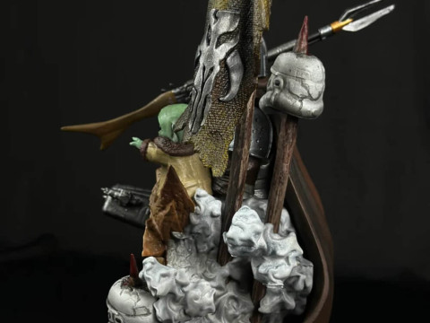 The Mandalorian and Grogu 3D प्रिंट मॉडल