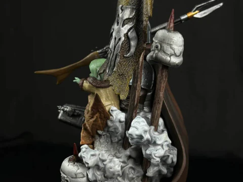 The Mandalorian and Grogu 3D Print Model