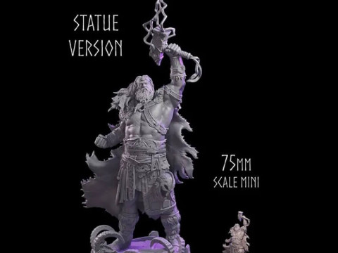 Thor God of Thunder 3D 프린트 모델