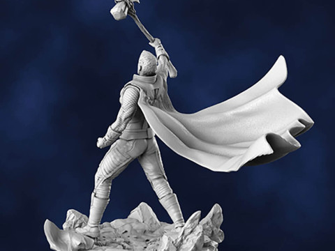 Thor With Stormbreaker 3D-Druckmodell