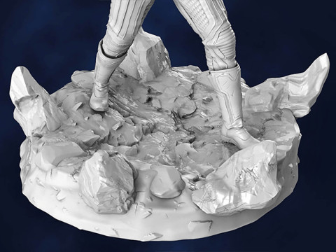 Thor With Stormbreaker 3D-Druckmodell