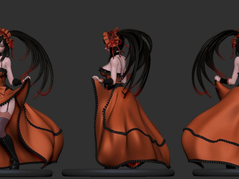 Tokisaki Kurumi From Date A Live 3D Print Model