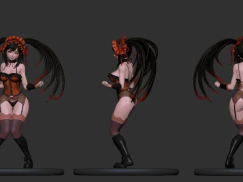 Tokisaki Kurumi From Date A Live 3D Print Model