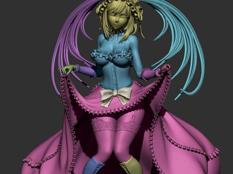 Tokisaki Kurumi From Date A Live 3D Print Model