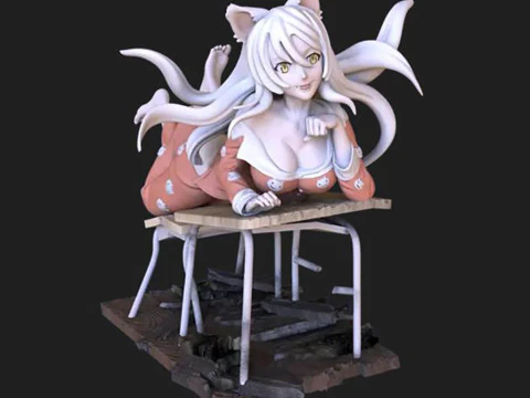 羽川翼 3D 打印模型