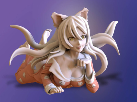 Tsubasa Hanekawa 3D Print Model