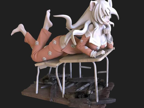 Tsubasa Hanekawa 3D Print Model