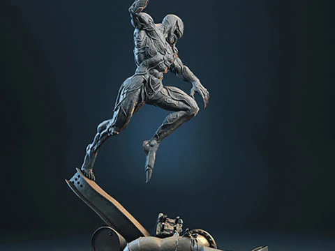 Venom Vs Riot Symbiote 3D Print Model