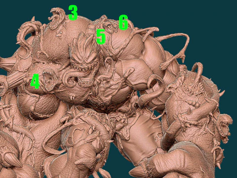 Venomized Hulk 3D Print Model