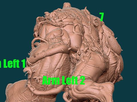 Venomized Hulk 3D Принт Модель