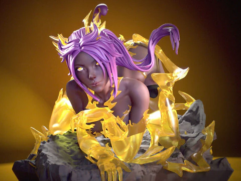Yoruichi Shihoin - Bleach 3D Print Model