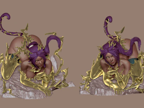 Yoruichi Shihoin - Bleach 3D Print Model