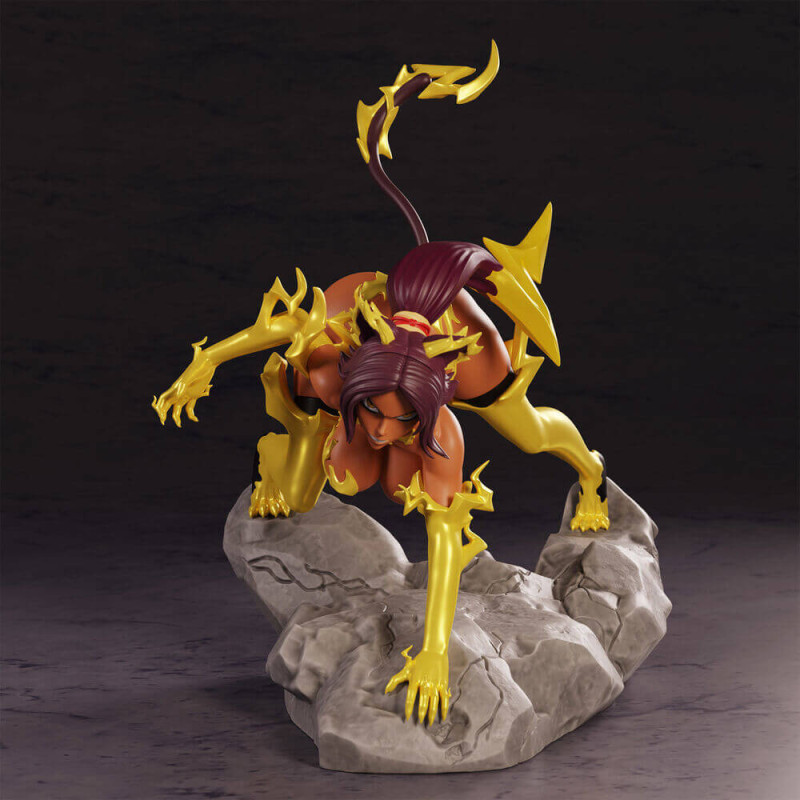 Yoruichi Shihouin God of Thunder 3D Baskı Modeli .c4d .max .obj .3ds .fbx .stl .blend