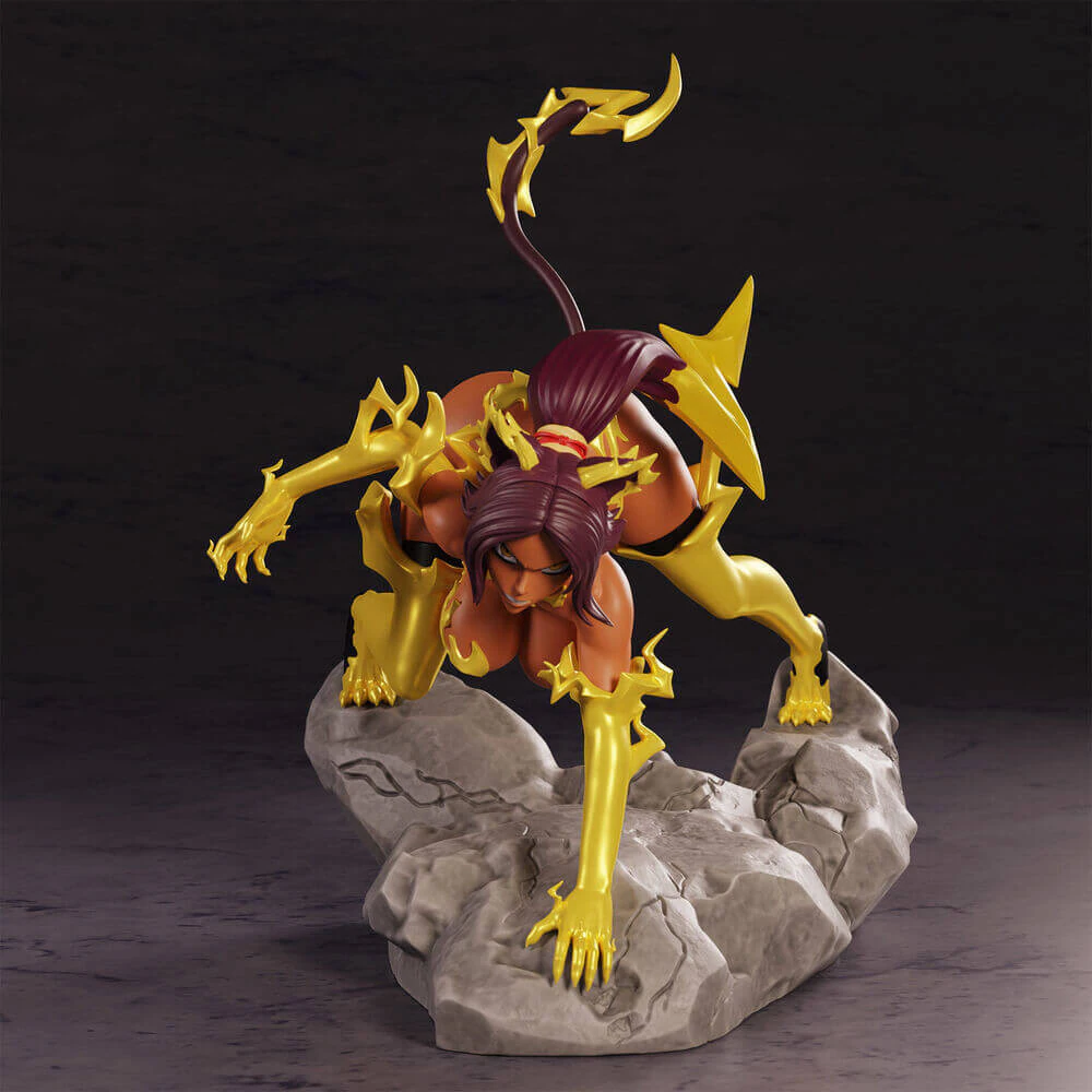 Yoruichi Shihouin Deus do Trov&atilde;o Modelo de Impressão 3D .c4d .max .obj .3ds .fbx .stl .blend 