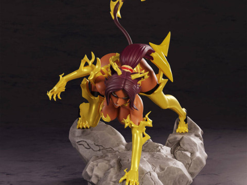 Yoruichi Shihouin God of Thunder Modèles 3D en vedette