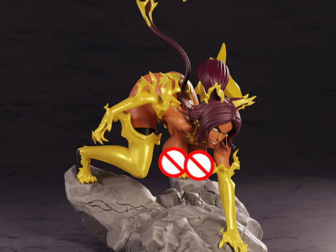 Yoruichi Shihouin Deus do Trov&atilde;o Modelo de Impressão 3D