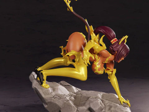 Yoruichi Shihouin Deus do Trov&atilde;o Modelo de Impressão 3D