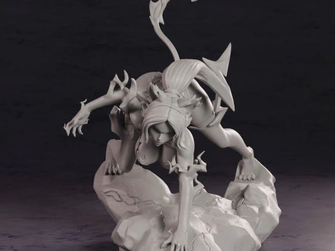 Yoruichi Shihouin Deus do Trov&atilde;o Modelo de Impressão 3D