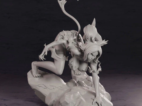 Yoruichi Shihouin Deus do Trov&atilde;o Modelo de Impressão 3D