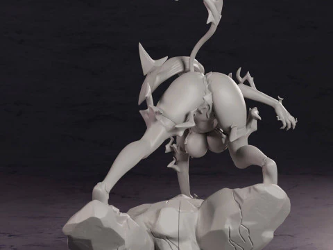 Yoruichi Shihouin Deus do Trov&atilde;o Modelo de Impressão 3D