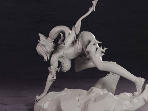 Yoruichi Shihouin God of Thunder 3D Baskı Modeli