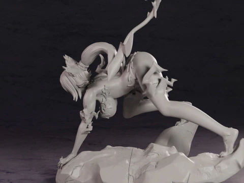 Yoruichi Shihouin Deus do Trov&atilde;o Modelo de Impressão 3D