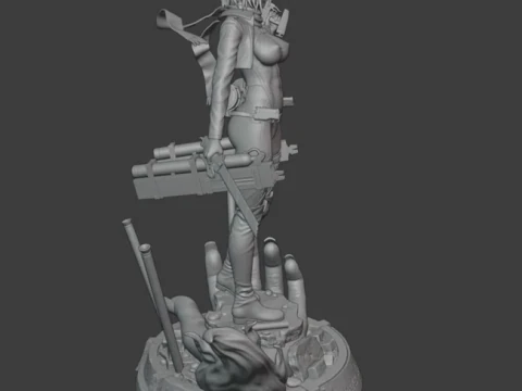 Mikasa Ackerman - Attack on Titan 3D Print Model
