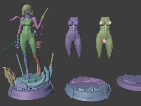 Mikasa Ackerman - Attack on Titan 3D Print Model