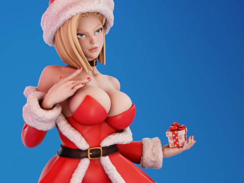 Android 18 Dragon Ball 3D Baskı Modeli
