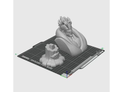Android 16 Bust 3D Print Model