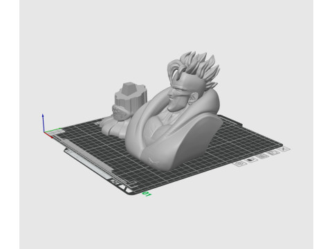 Android 16 Bust Modello di stampa 3D