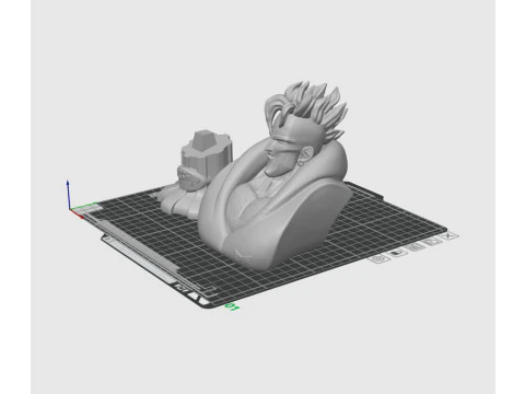 Android 16 Bust 3D Print Model